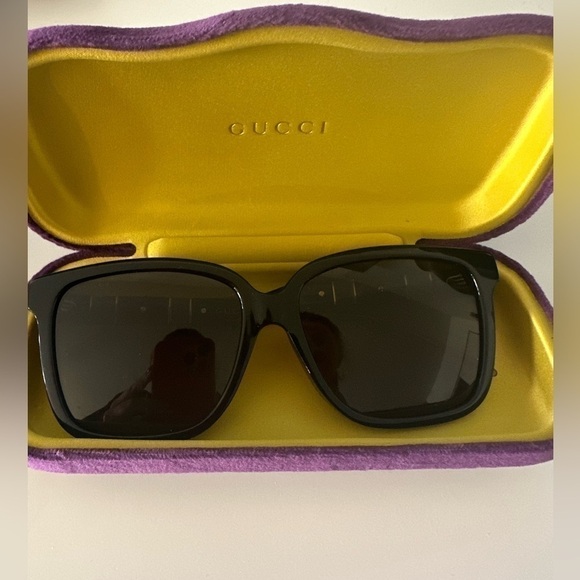 Gucci BLACK & gold TOW BP 37690 trendy sunglasses - Picture 4 of 14